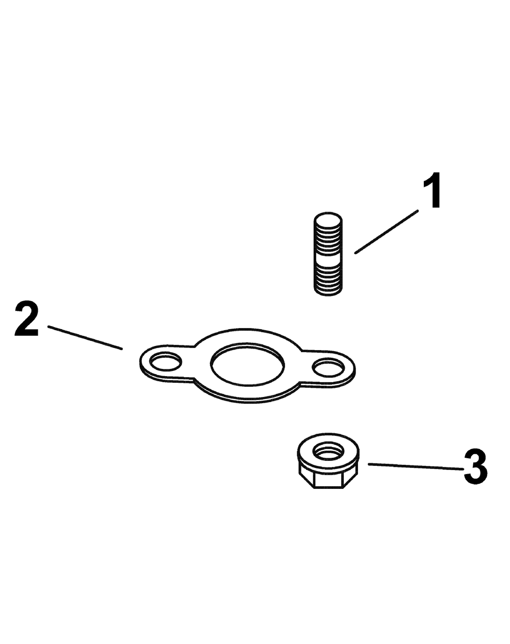 Kohler Cv680-3011 Exhaust Diagram and Parts List for RECON48 53AH8ST3050-23HP Cub Cadet Lawn Tractor